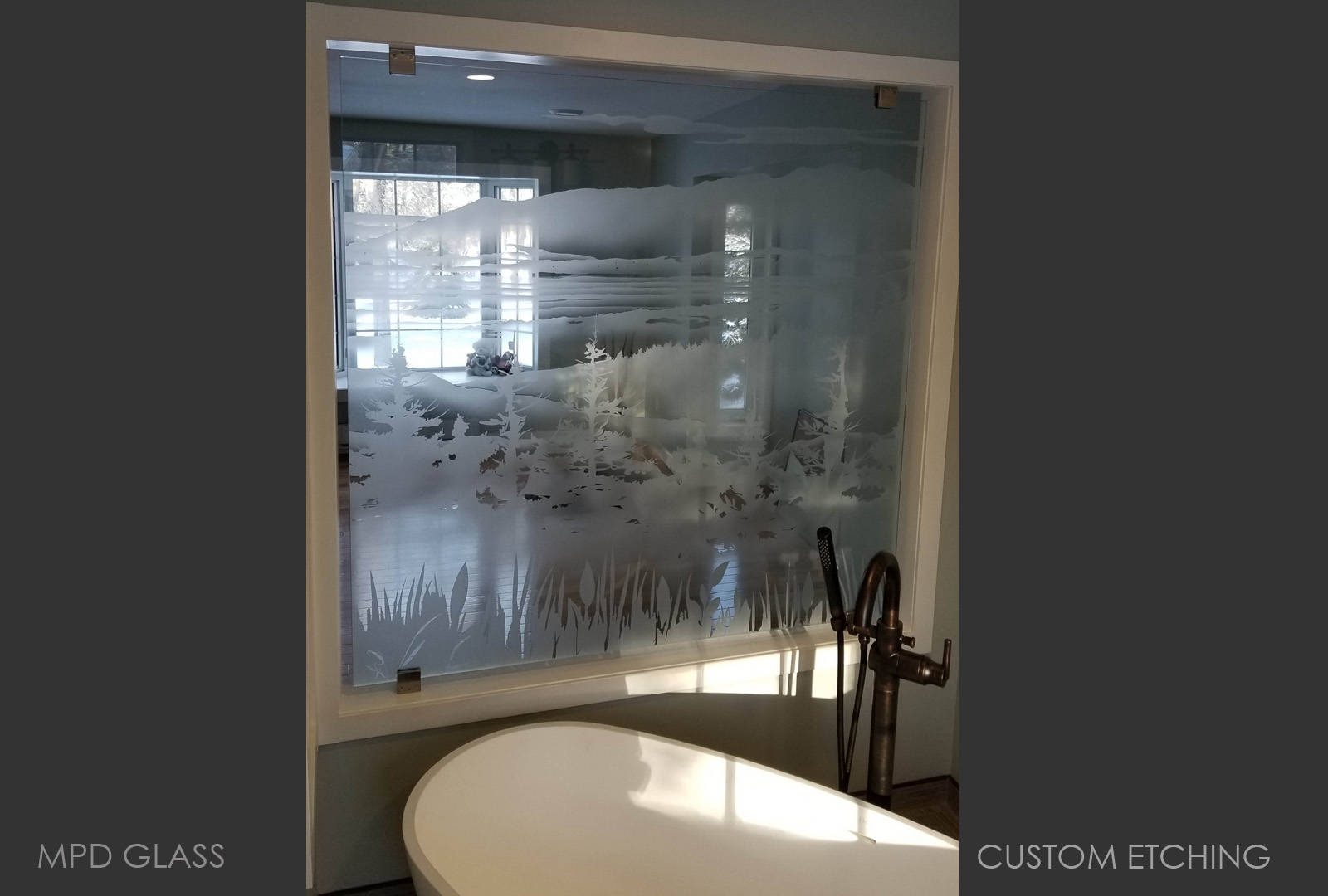 Scenic Etching - Bathroom